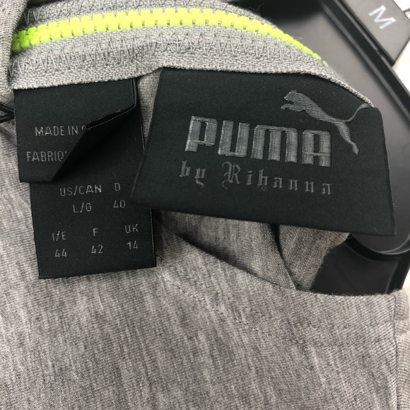 Fenty Puma Zip-Back Mini Jersey Tank Dress  NWT - Picture 6 of 8